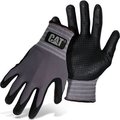 Pip CAT Dotted & Dipped Nitrile Coated Palm Gloves, XL, Gray CAT017419X